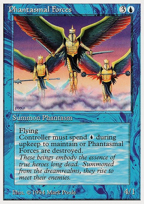 Phantasmal Forces, Summer Magic / Edgar #69, Magic: The Gathering card