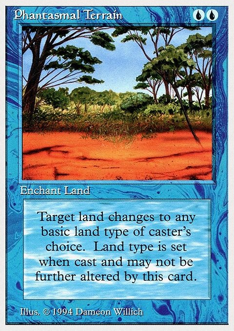 Phantasmal Terrain, Summer Magic / Edgar #70, Magic: The Gathering card