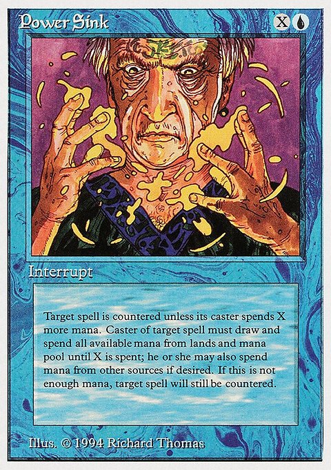 Power Sink, Summer Magic / Edgar #74, Magic: The Gathering card
