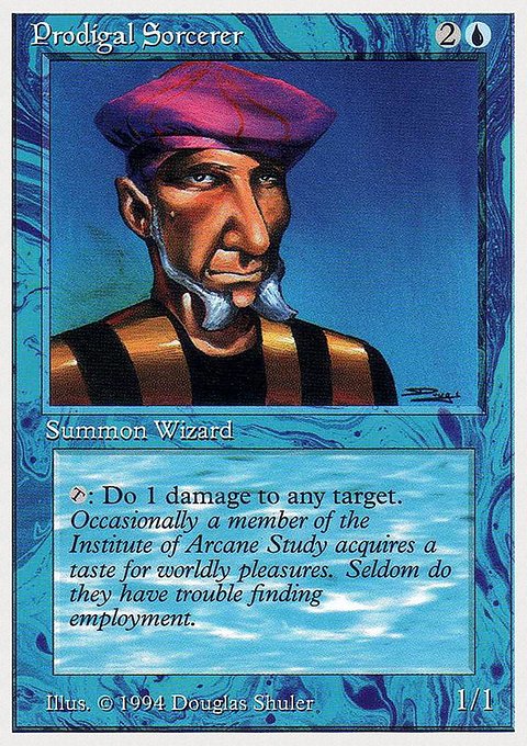 Prodigal Sorcerer, Summer Magic / Edgar #75, Magic: The Gathering card