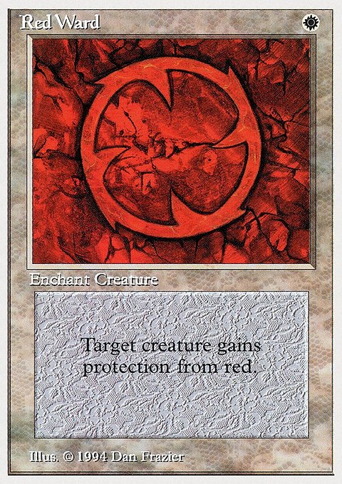 Red Ward, Summer Magic / Edgar #33, Magic: The Gathering card