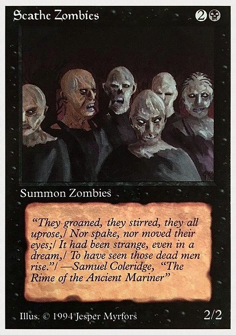 Scathe Zombies, Summer Magic / Edgar #127, Magic: The Gathering card