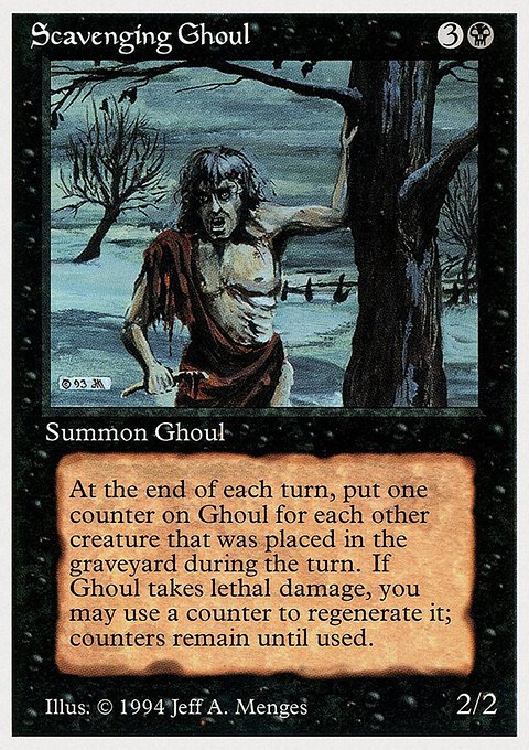 Scavenging Ghoul, Summer Magic / Edgar #128, Magic: The Gathering card