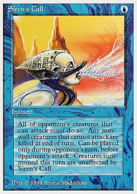 Siren's Call, Summer Magic / Edgar #80, Magic: The Gathering card