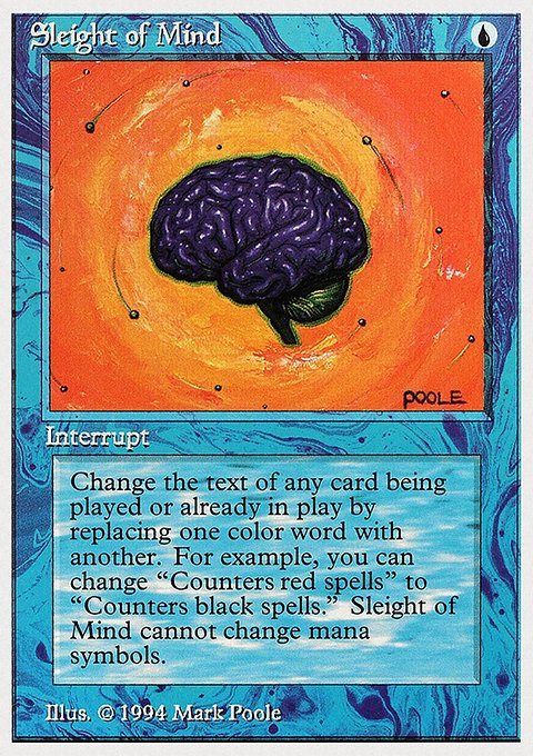 Sleight of Mind, Summer Magic / Edgar #81, Magic: The Gathering card