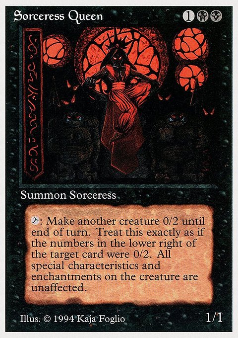 Sorceress Queen, Summer Magic / Edgar #131, Magic: The Gathering card