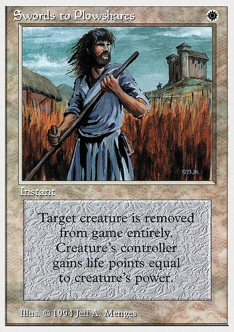 Swords to Plowshares, Summer Magic / Edgar #41, Magic: The Gathering card