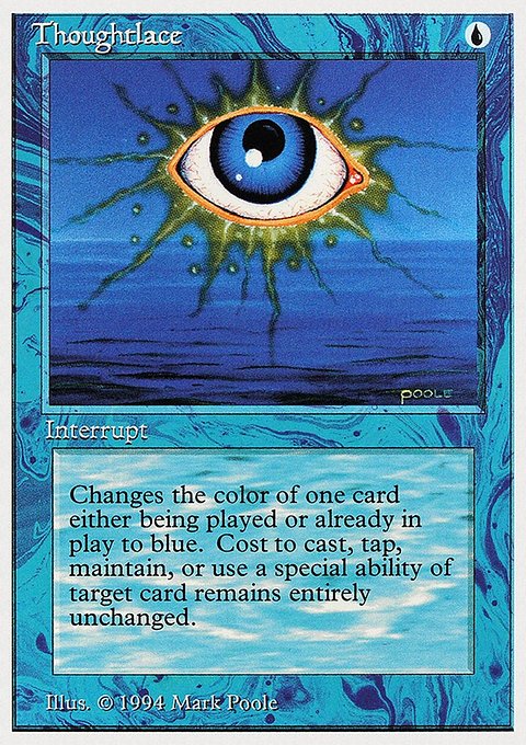 Thoughtlace, Summer Magic / Edgar #85, Magic: The Gathering card
