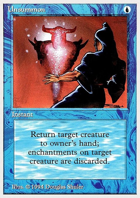 Unsummon, Summer Magic / Edgar #87, Magic: The Gathering card