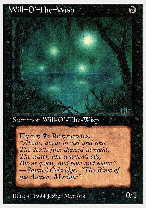 Will-o'-the-Wisp, Summer Magic / Edgar #137, Magic: The Gathering card