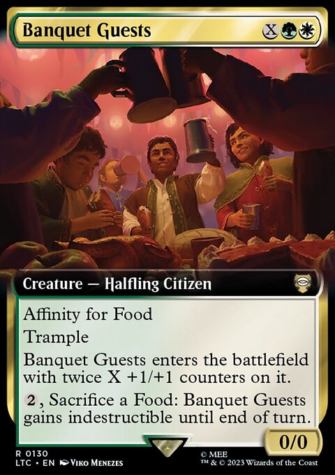 Banquet Guests, Tales of Middle-earth Commander #130, Magic: The Gathering card