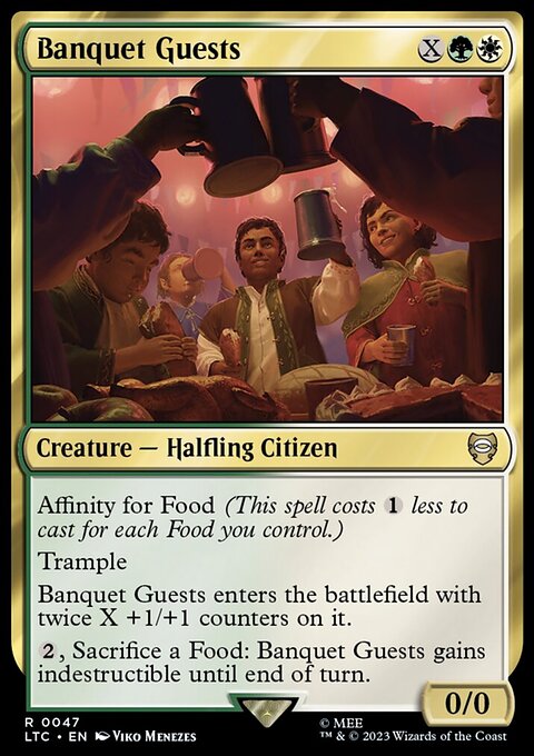 Banquet Guests, Tales of Middle-earth Commander #47, Magic: The Gathering card