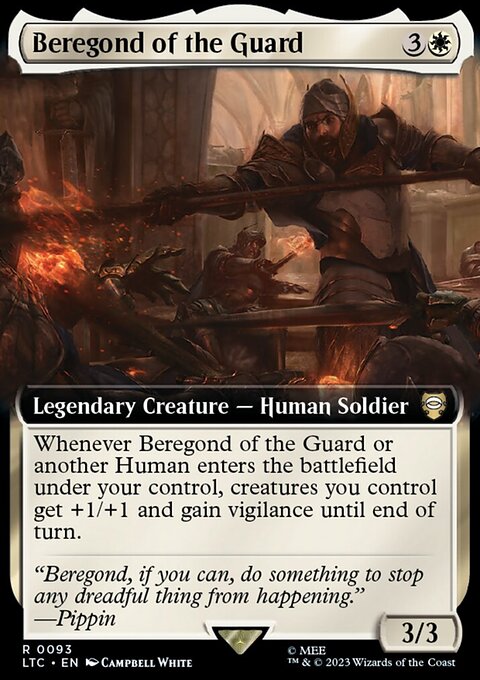 Beregond of the Guard, Tales of Middle-earth Commander #93, Magic: The Gathering card
