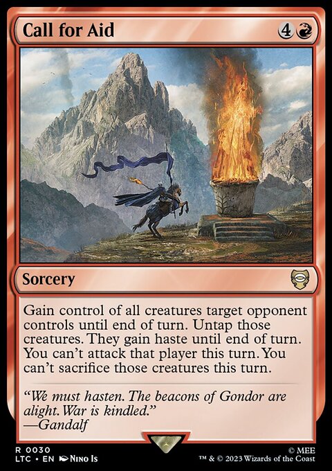 Call for Aid, Tales of Middle-earth Commander #30, Magic: The Gathering card