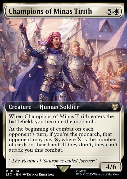 Champions of Minas Tirith, Tales of Middle-earth Commander #94, Magic: The Gathering card