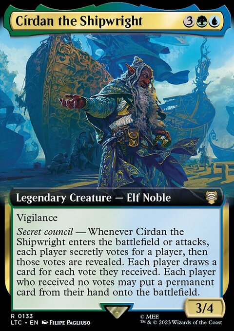 Círdan the Shipwright, Tales of Middle-earth Commander #133, Magic: The Gathering card