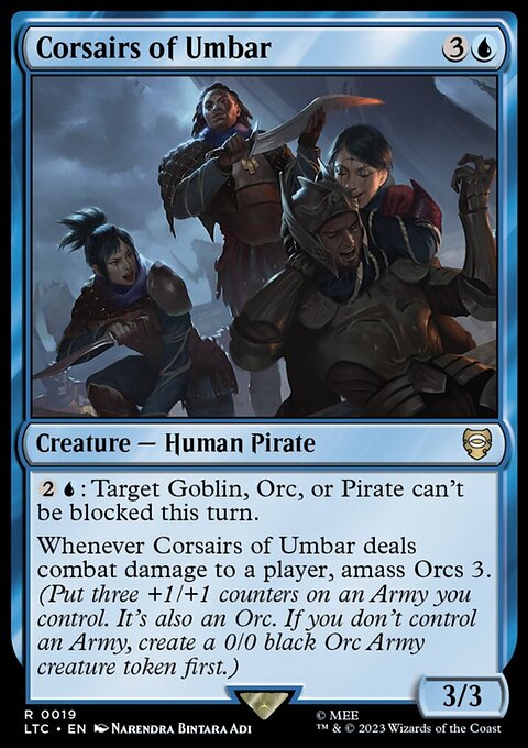 Corsairs of Umbar, Tales of Middle-earth Commander #19, Magic: The Gathering card