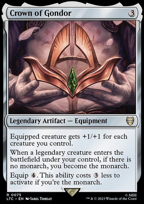 Crown of Gondor, Tales of Middle-earth Commander #75, Magic: The Gathering card