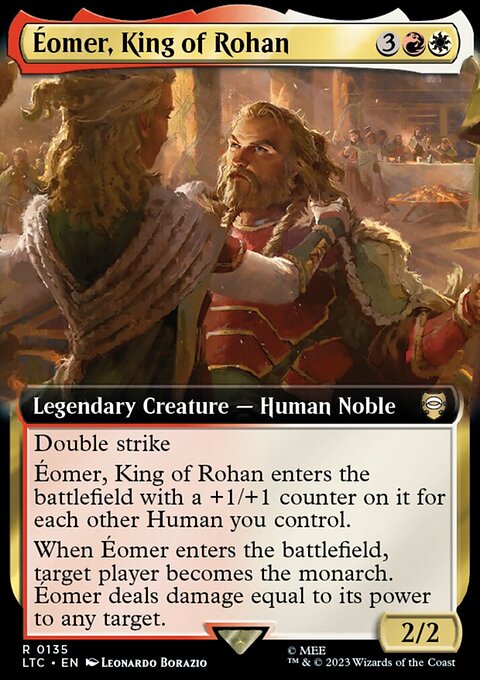Éomer, King of Rohan, Tales of Middle-earth Commander #135, Magic: The Gathering card