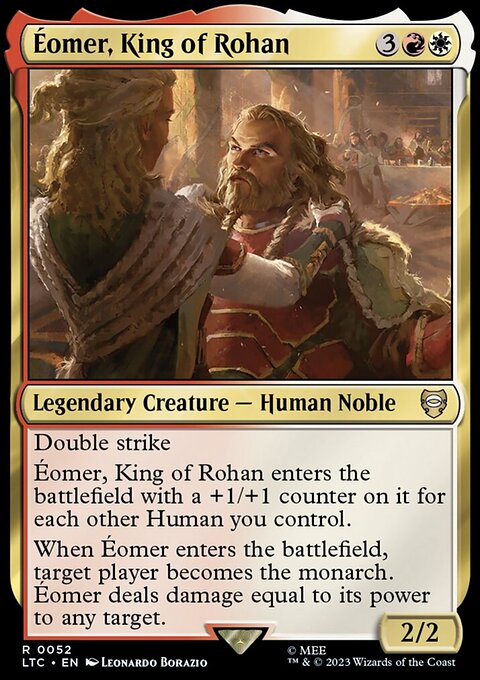 Éomer, King of Rohan, Tales of Middle-earth Commander #52, Magic: The Gathering card