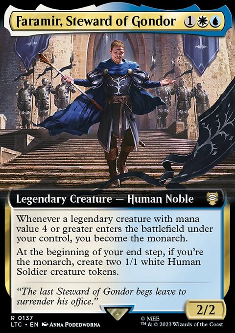 Faramir, Steward of Gondor, Tales of Middle-earth Commander #137, Magic: The Gathering card