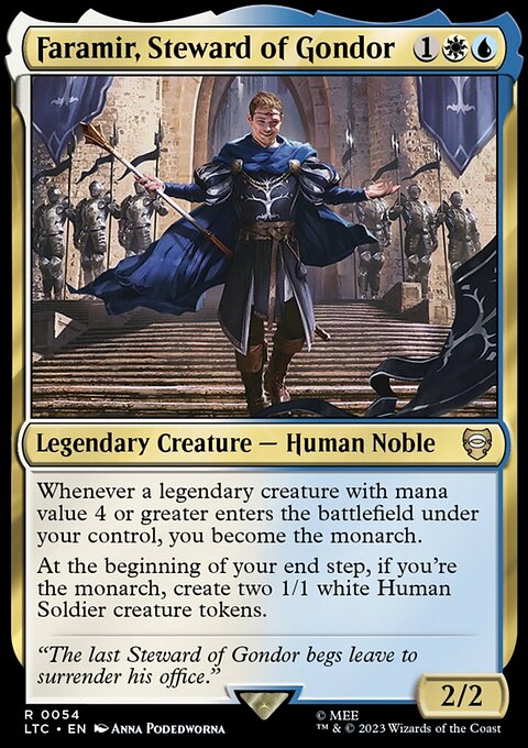 Faramir, Steward of Gondor, Tales of Middle-earth Commander #54, Magic: The Gathering card