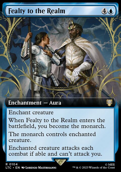 Fealty to the Realm, Tales of Middle-earth Commander #104, Magic: The Gathering card