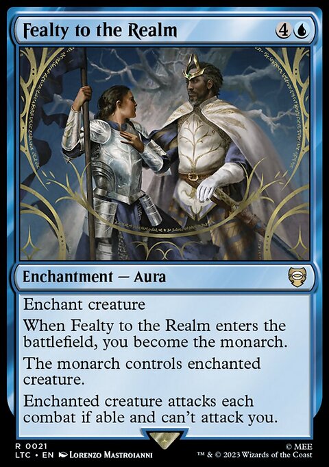 Fealty to the Realm, Tales of Middle-earth Commander #21, Magic: The Gathering card