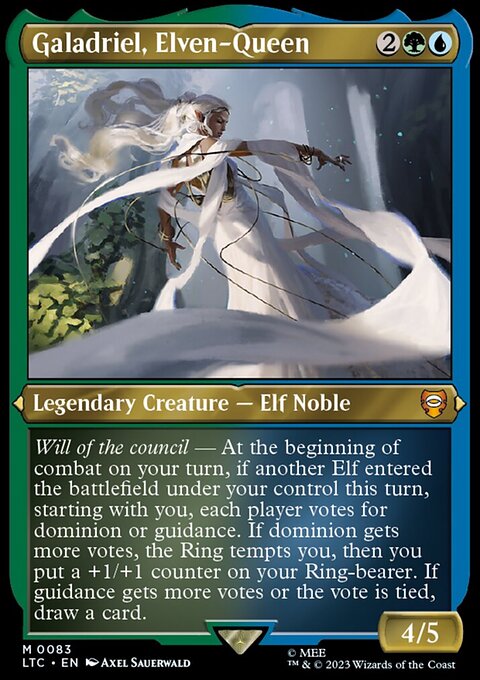 Galadriel, Elven-Queen, Tales of Middle-earth Commander #83, Magic: The Gathering card