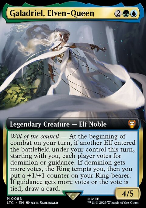 Galadriel, Elven-Queen, Tales of Middle-earth Commander #88, Magic: The Gathering card
