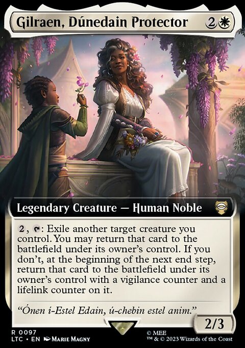 Gilraen, Dúnedain Protector, Tales of Middle-earth Commander #97, Magic: The Gathering card