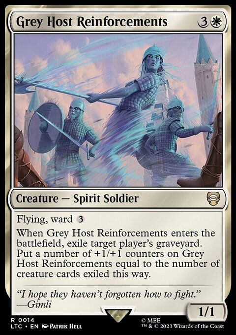 Grey Host Reinforcements, Tales of Middle-earth Commander #14, Magic: The Gathering card