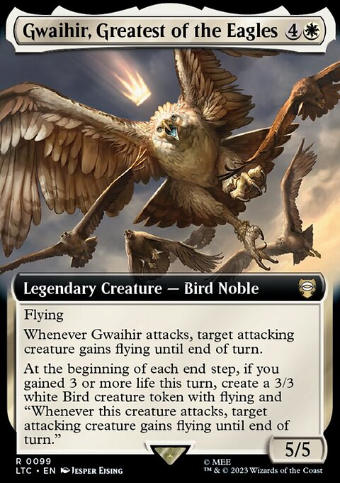 Gwaihir, Greatest of the Eagles, Tales of Middle-earth Commander #99, Magic: The Gathering card