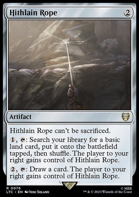 Hithlain Rope, Tales of Middle-earth Commander #76, Magic: The Gathering card