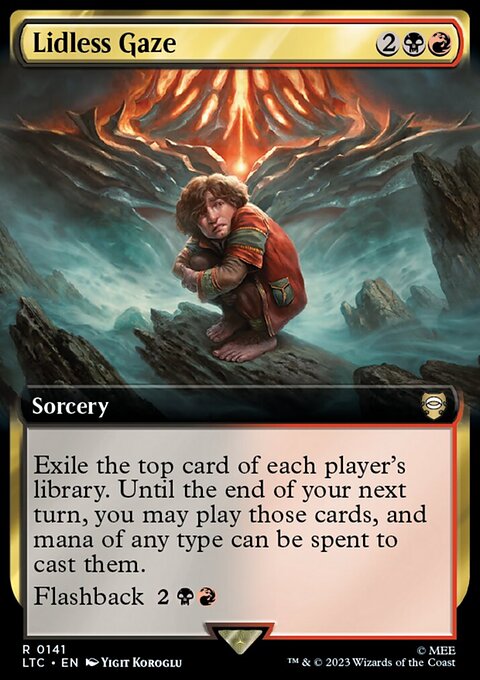 Lidless Gaze, Tales of Middle-earth Commander #141, Magic: The Gathering card