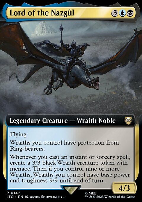 Lord of the Nazgûl, Tales of Middle-earth Commander #142, Magic: The Gathering card