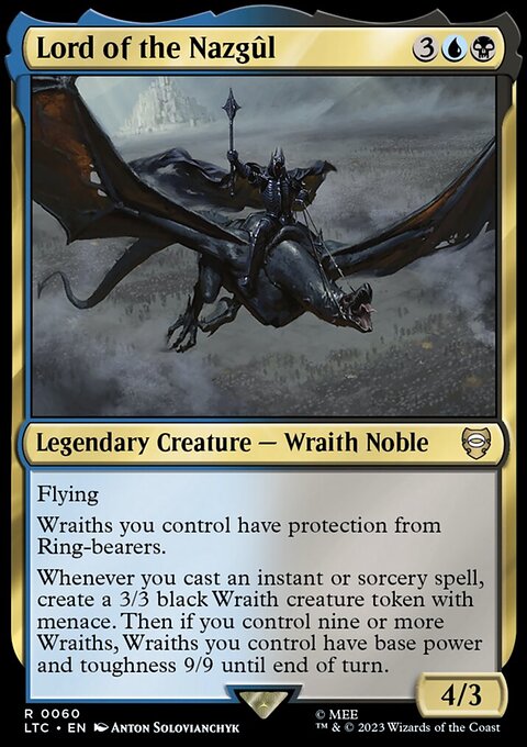 Lord of the Nazgûl, Tales of Middle-earth Commander #60, Magic: The Gathering card