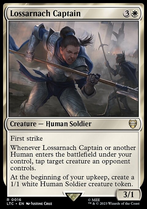 Lossarnach Captain, Tales of Middle-earth Commander #16, Magic: The Gathering card