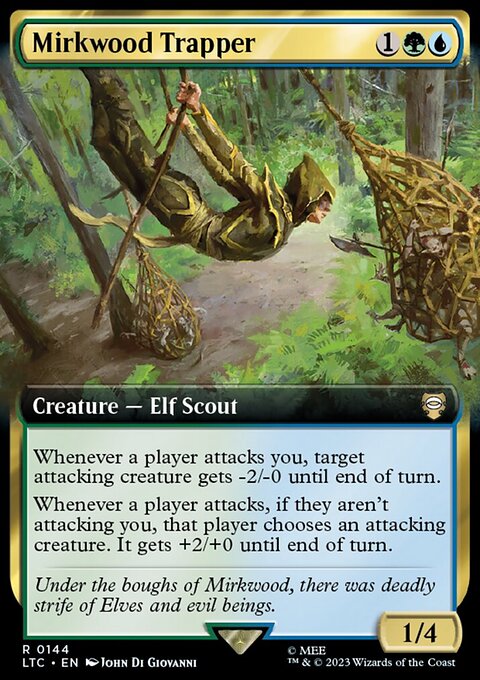 Mirkwood Trapper, Tales of Middle-earth Commander #144, Magic: The Gathering card