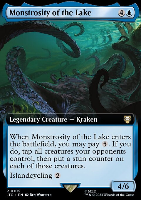 Monstrosity of the Lake, Tales of Middle-earth Commander #105, Magic: The Gathering card