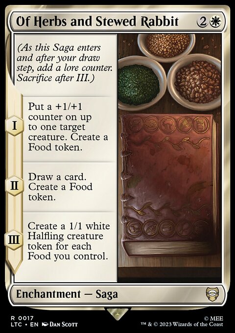 Of Herbs and Stewed Rabbit, Tales of Middle-earth Commander #17, Magic: The Gathering card