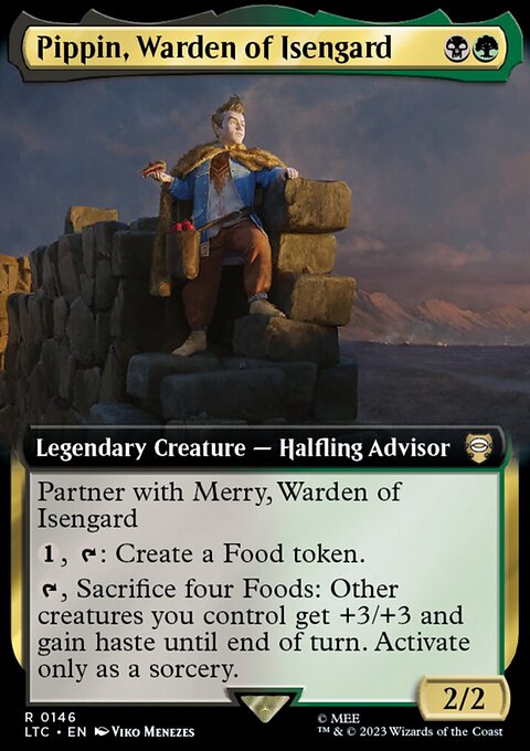 Pippin, Warden of Isengard, Tales of Middle-earth Commander #146, Magic: The Gathering card