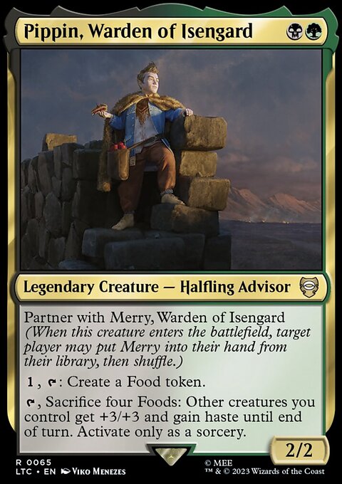 Pippin, Warden of Isengard, Tales of Middle-earth Commander #65, Magic: The Gathering card