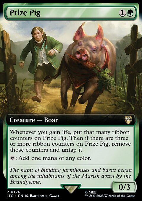 Prize Pig, Tales of Middle-earth Commander #126, Magic: The Gathering card