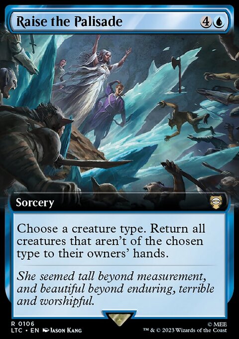 Raise the Palisade, Tales of Middle-earth Commander #106, Magic: The Gathering card