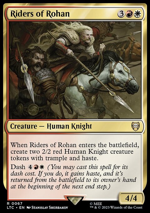 Riders of Rohan, Tales of Middle-earth Commander #67, Magic: The Gathering card