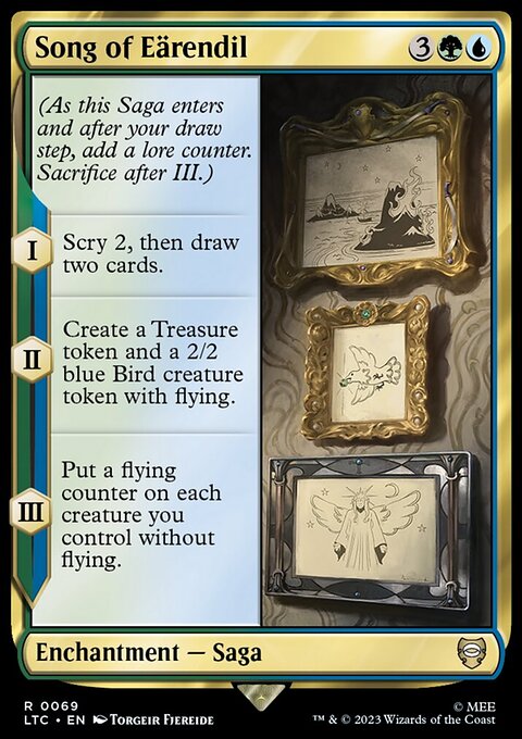 Song of Eärendil, Tales of Middle-earth Commander #69, Magic: The Gathering card