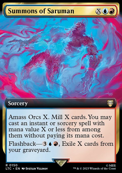 Summons of Saruman, Tales of Middle-earth Commander #150, Magic: The Gathering card