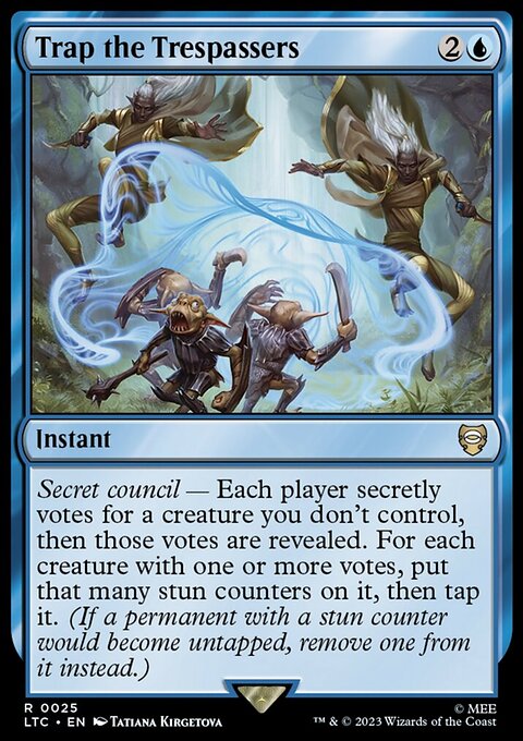 Trap the Trespassers, Tales of Middle-earth Commander #25, Magic: The Gathering card