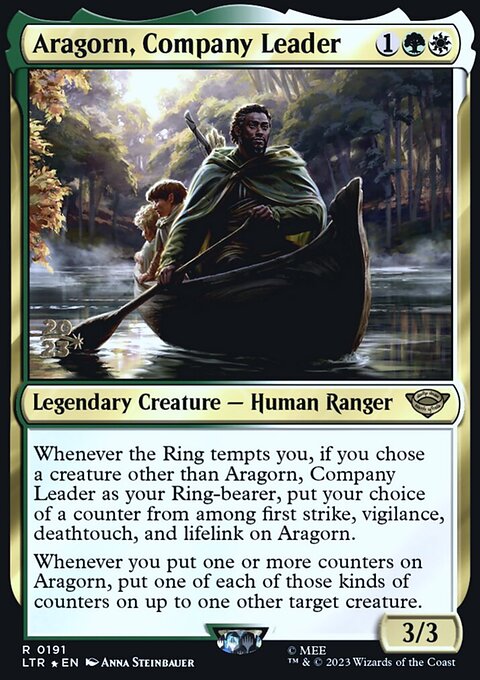 Aragorn, Company Leader, Tales of Middle-earth Promos #191s, Magic: The Gathering card